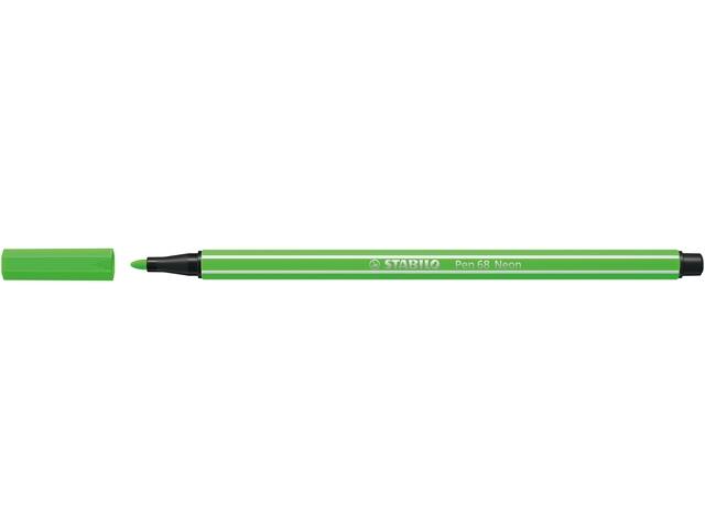 Viltstift STABILO Pen 68/033 M neon groen