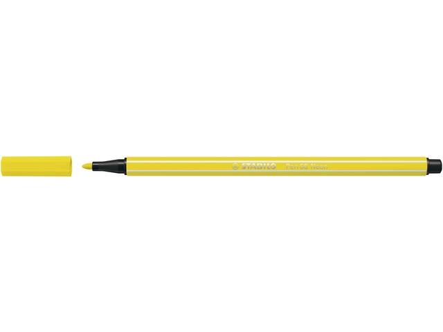 Viltstift STABILO Pen 68/024 M neon geel
