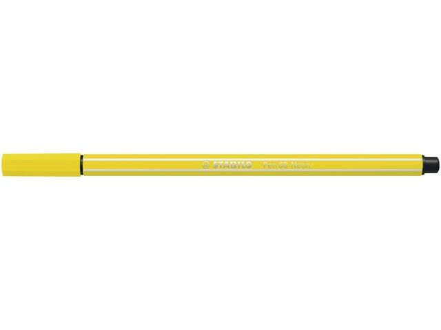 Viltstift STABILO Pen 68/024 M neon geel