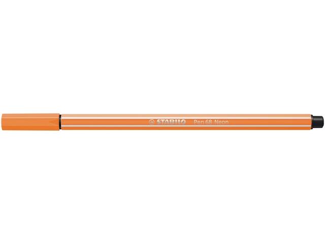 Viltstift STABILO Pen 68/054 M neon oranje
