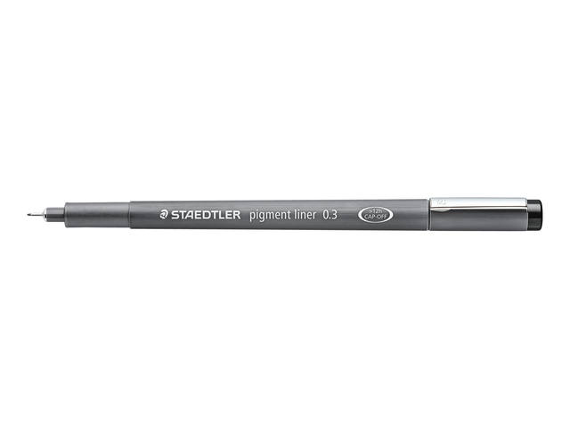 Fineliner Staedtler pigment 308 0.3mm zwart