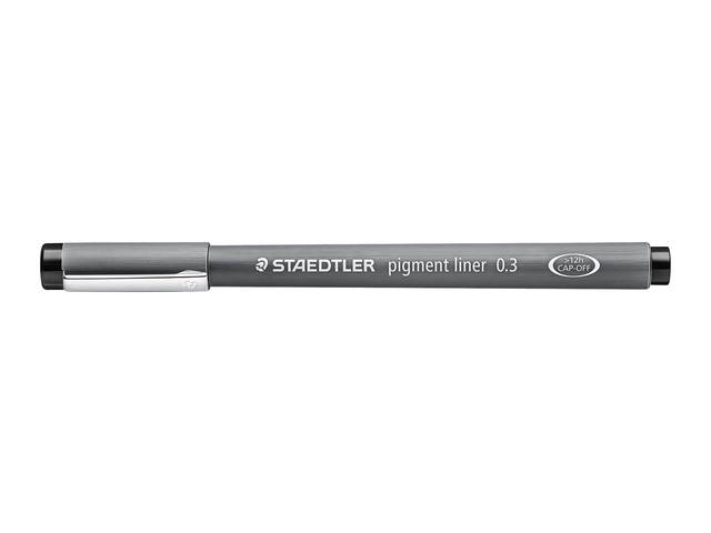 Fineliner Staedtler pigment 308 0.3mm zwart