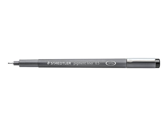 Fineliner Staedtler pigment 308 0.5mm zwart
