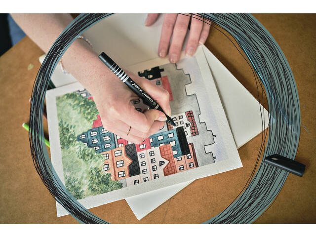 Fineliner STABILO Sensor 189/8 F ass 8st