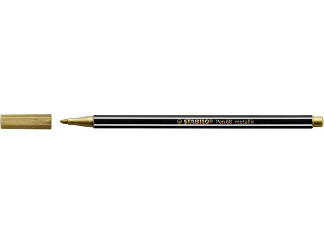 Viltstift STABILO Pen 68/810 M metallic goud