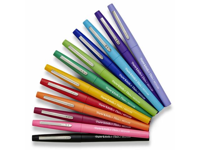 Fineliner Papermate Flair Original M zwart