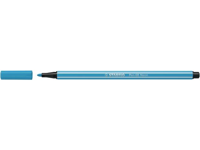 Viltstift STABILO Pen 68/031 M neon blauw