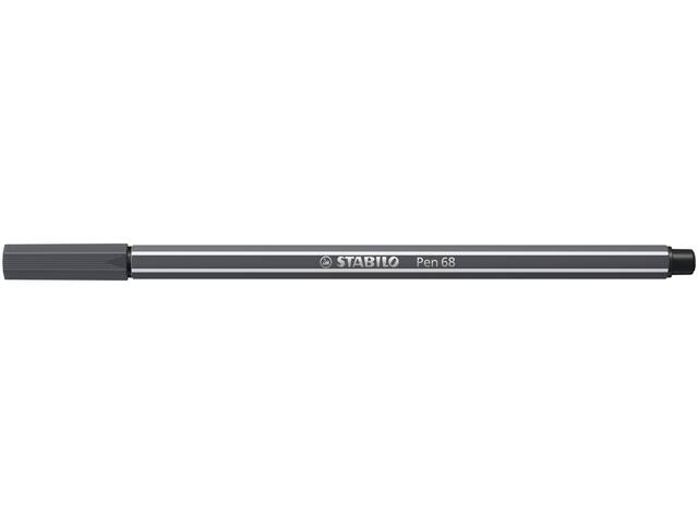 Viltstift STABILO Pen 68/97 M diepkoud grijs