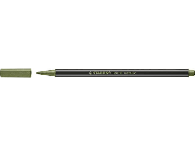 Viltstift STABILO Pen 68/843 M metallic lichtgroen