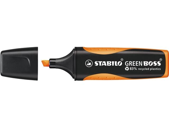 Markeerstift STABILO GREEN BOSS 6070/54 oranje