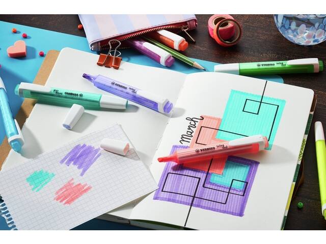 Markeerstift STABILO Swing cool 275/6 6st assorti