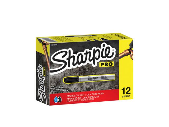 Viltstift Sharpie Pro 1.5-3mm zwart