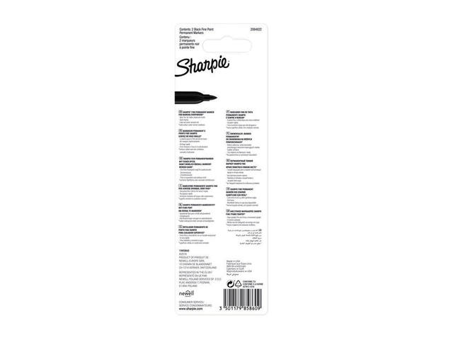 Viltstift Sharpie  F zwart
