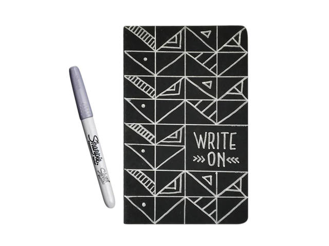 Viltstift Sharpie F metallic zilver