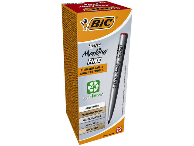 Viltstift Bic 1445 ecolutions rond F rood