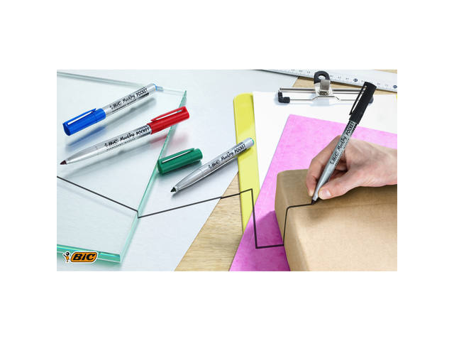 Viltstift Bic 1445 ecolutions rond F rood