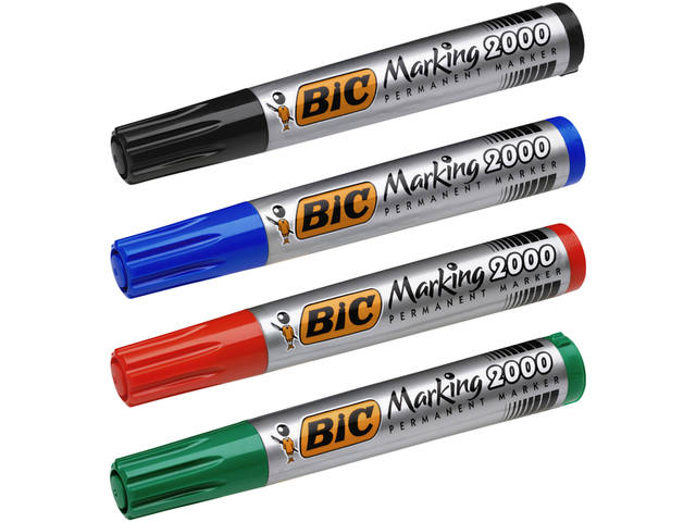 Viltstift Bic 2000 ecolutions rond L blauw