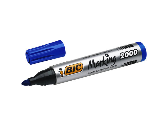 Viltstift Bic 2000 ecolutions rond L blauw