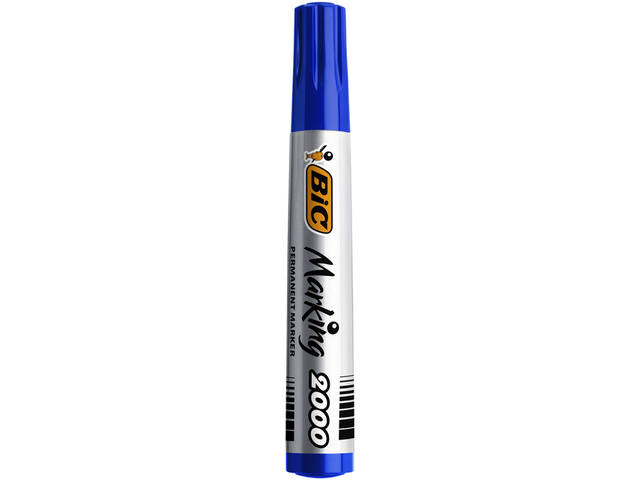 Viltstift Bic 2000 ecolutions rond L blauw