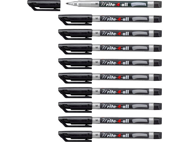 Viltstift STABILO Write-4-all 146/46 M zwart
