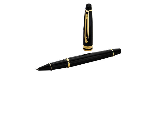 Rollerpen Waterman Expert GT F lak zwart