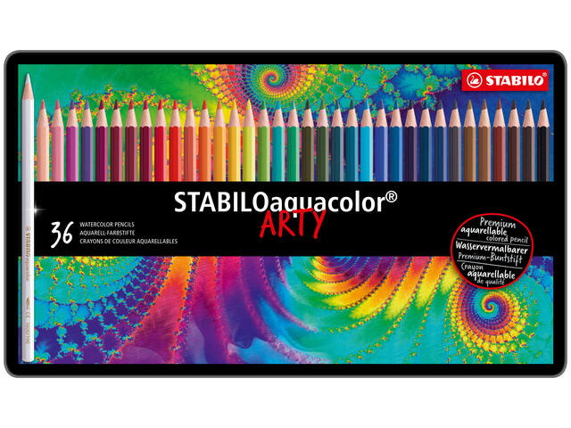 Kleurpotlood STABILO 1636 aquacolor 36st assorti