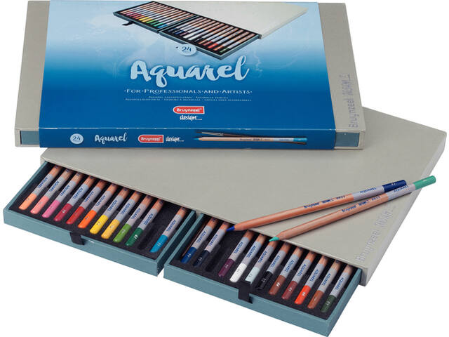 Kleurpotlood Bruynzeel Design aquarel 24st assorti