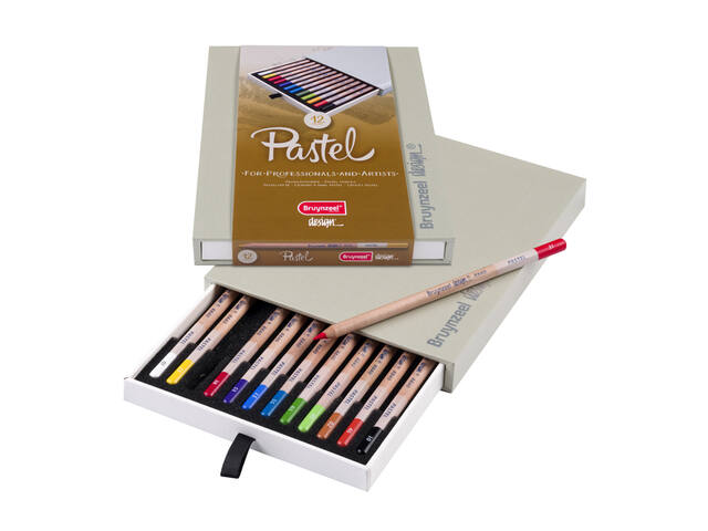 Pastelpotlood Bruynzeel Design 12st assorti