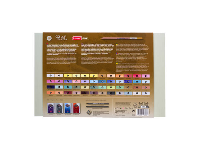 Pastelpotlood Bruynzeel Design 48 stuks assorti