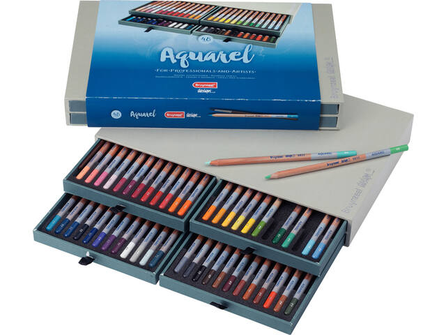 Kleurpotlood Bruynzeel Design aquarel 48st ass
