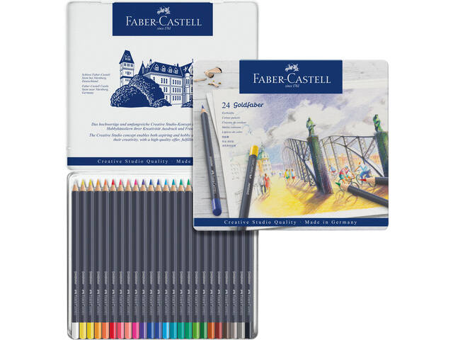 Kleurpotlood Faber-Castell GF 24st assorti