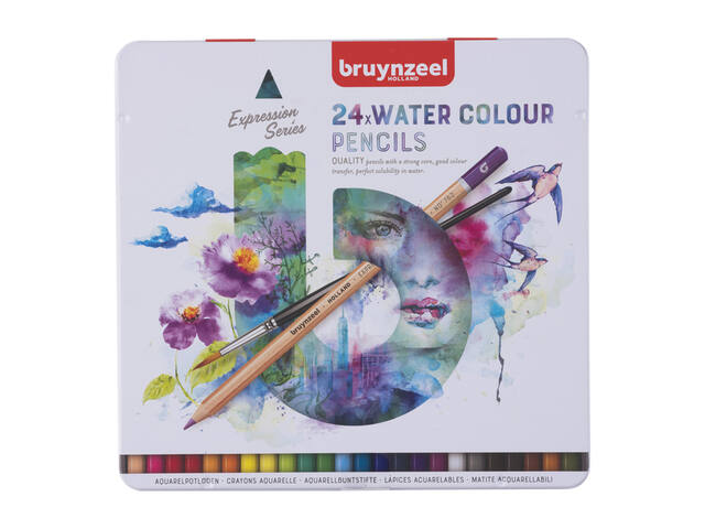 Kleurpotlood Bruynzeel Expression aquarel 24st ass
