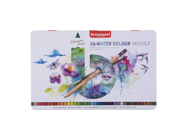 Kleurpotlood Bruynzeel Expression aquarel 36st ass