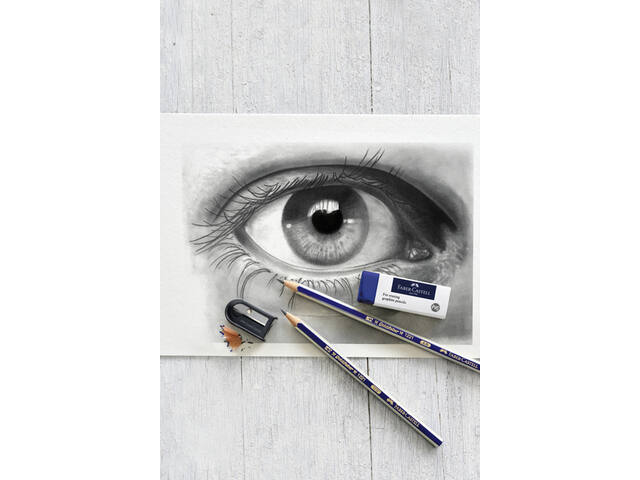 Potlood Faber-Castell GF 6 hardheden 8-delig
