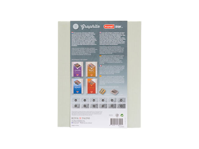Potlood Bruynzeel Design 12 hardheden