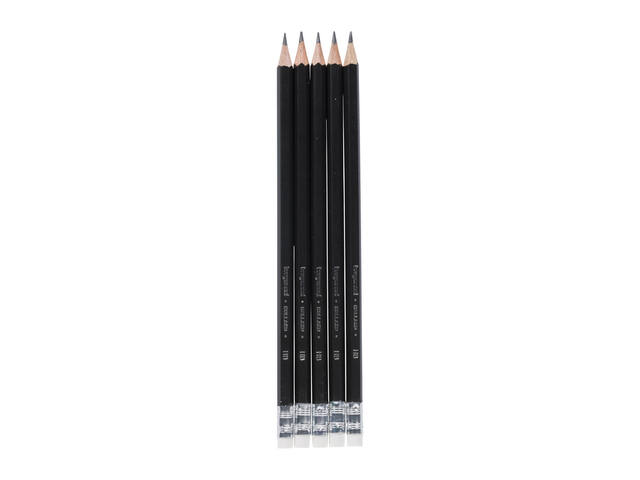 Potlood Bruynzeel Teens HB met gum 5 stuks