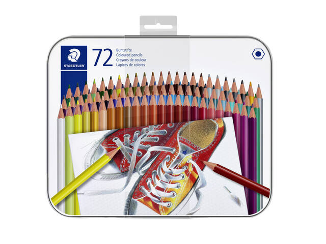 Kleurpotloden Staedtler 175 6kantig 72 st ass