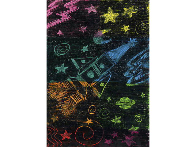 Kleurpotlood STABILO 880 woody 3 in 1 blauw
