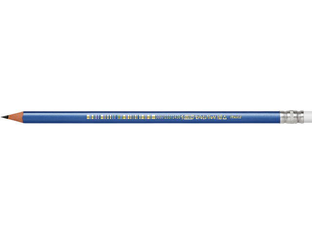 Potlood Bic Evolution HB met gumtop