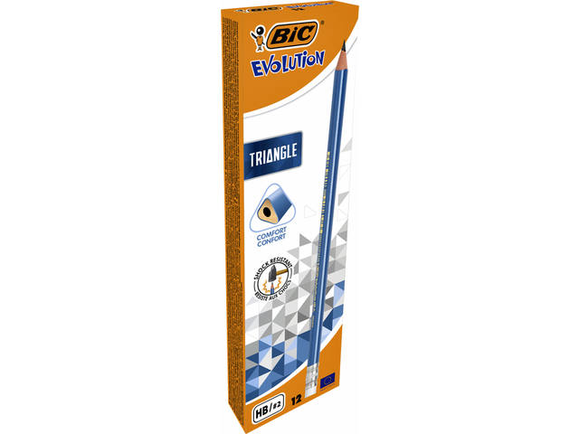 Potlood Bic Evolution HB met gumtop