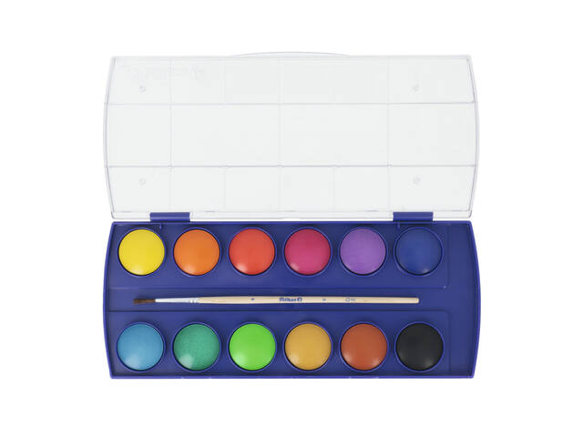 Waterverfdoos Pelikan F355/12 ass