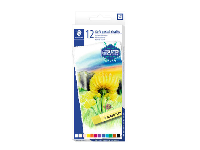 Pastelkrijt Staedtler karat zacht ass