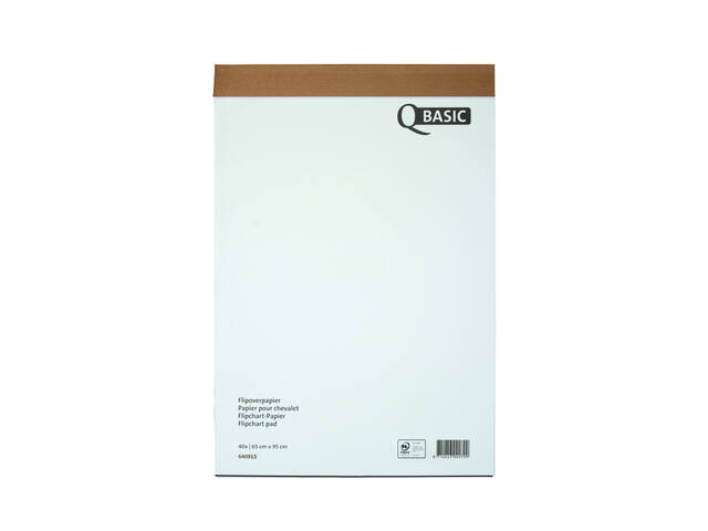 Flipoverpap Qbasic 65x95cm blanco/ruit 74gr