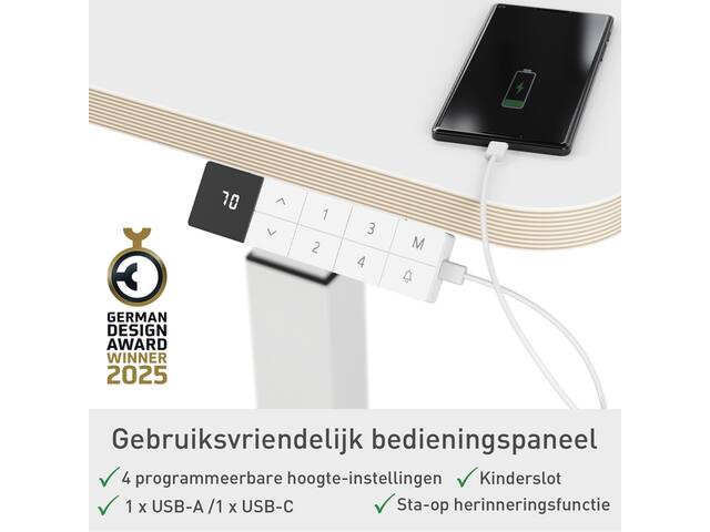 Zit-sta bureau Leitz Ergo elektrisch compact
