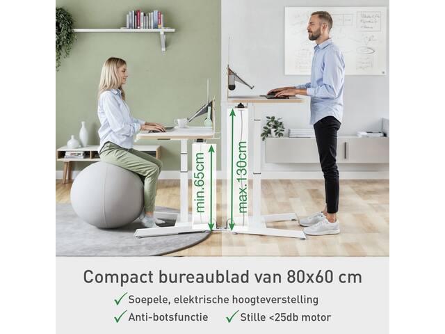 Zit-sta bureau Leitz Ergo elektrisch compact