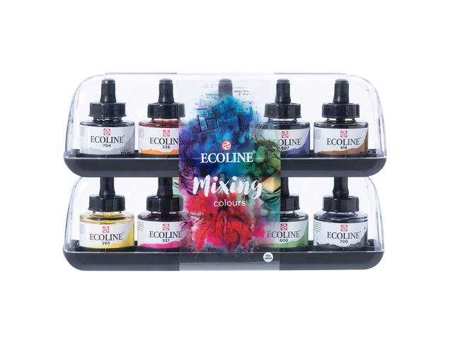 Inkt Talens Ecoline pipet additional set 10 ass