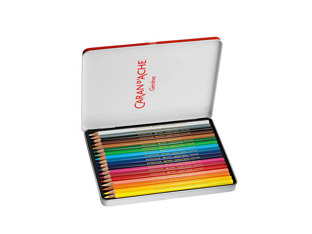 Kleurpotl Caran d Ache swisscolor aquarel 18st ass