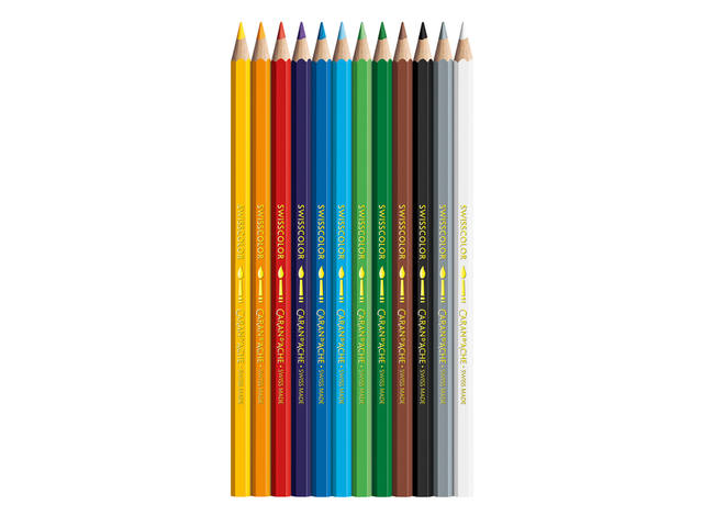 Kleurpotlood Caran d Ache aquarel doos 12st