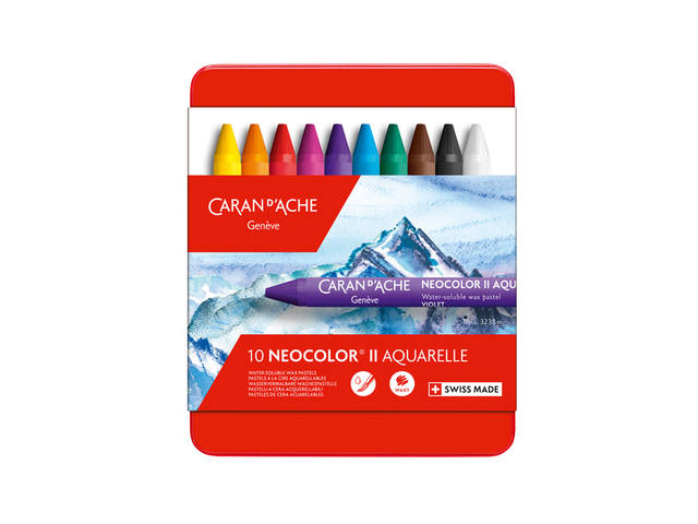 Waskrijt Caran d Ache neocolor II 10st ass