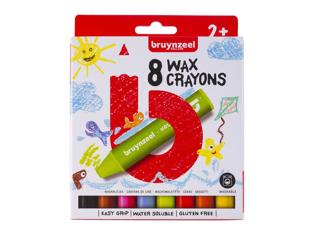 Waskrijt Bruynzeel Kids Pocoyo 8st assorti
